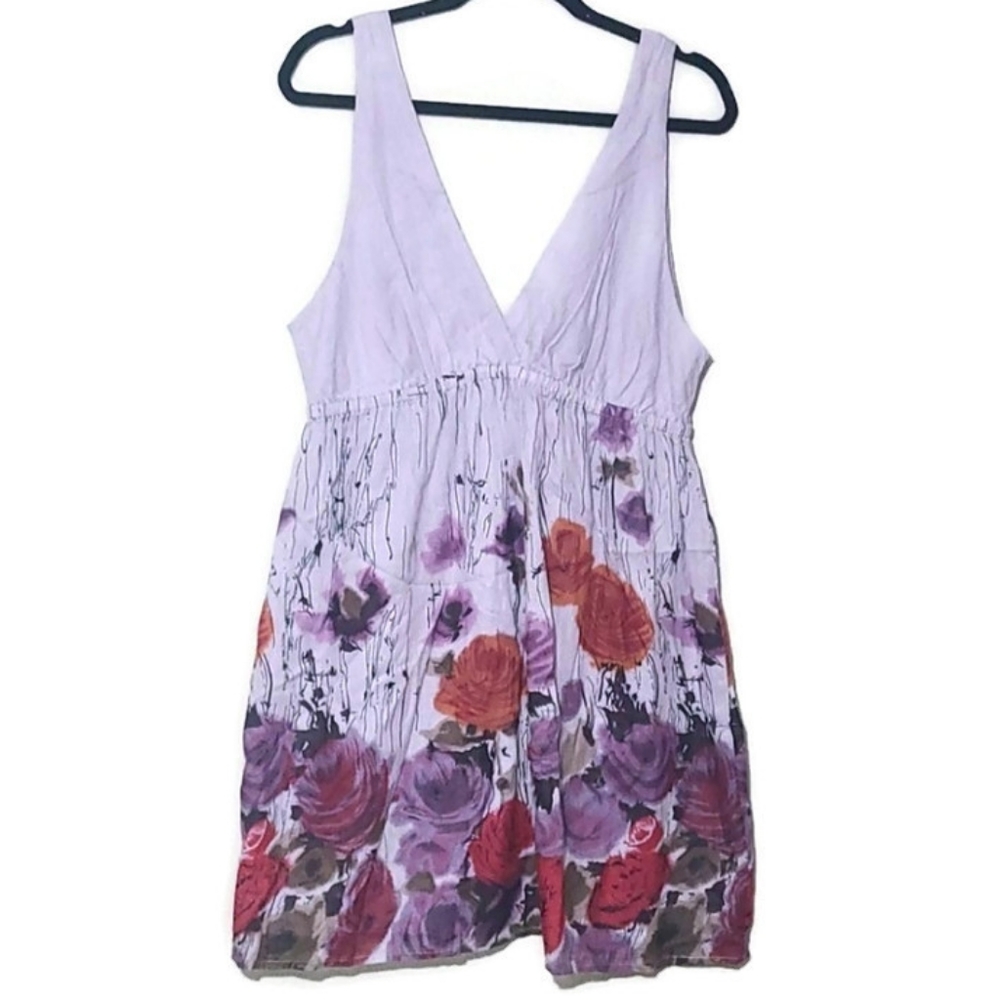 🆕️ Planet Gold Floral Cotton Dress